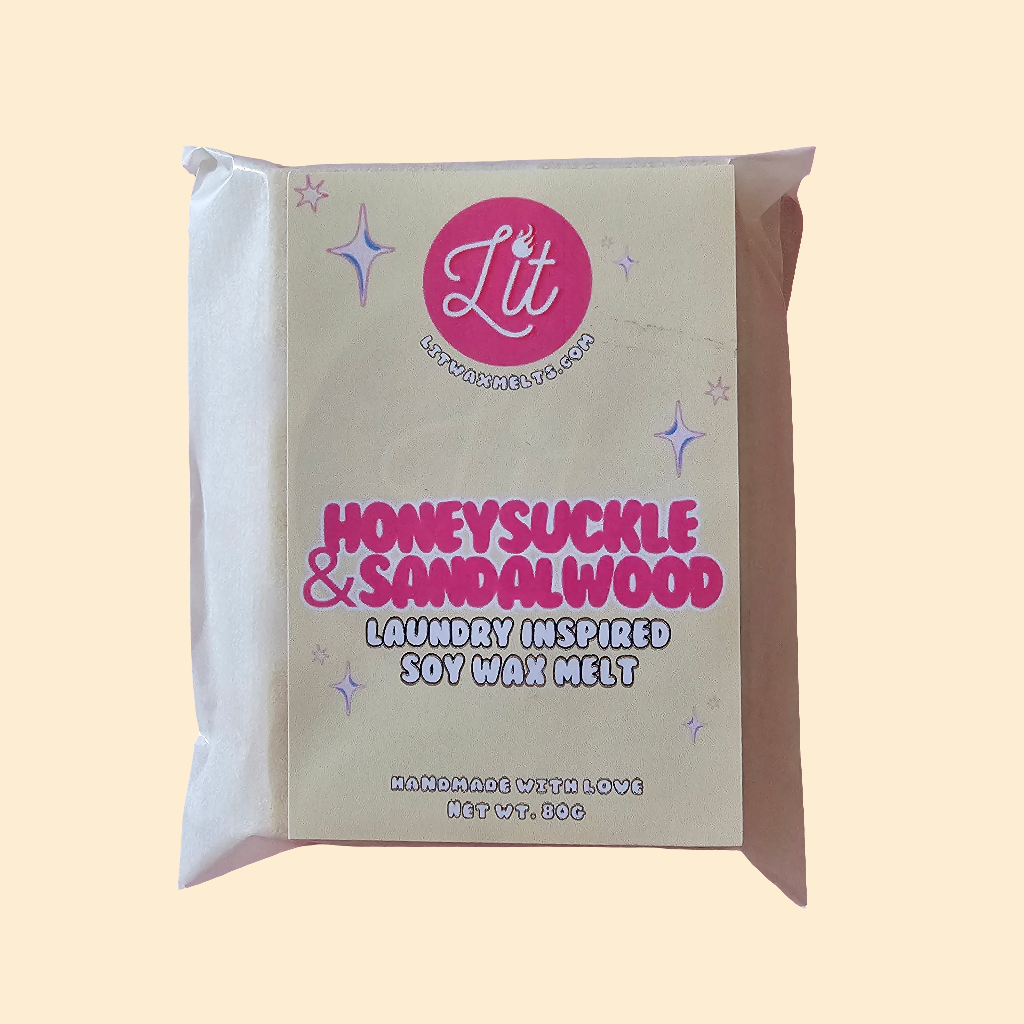 Honeysuckle & Sandalwood Wax Melt Snap Bar