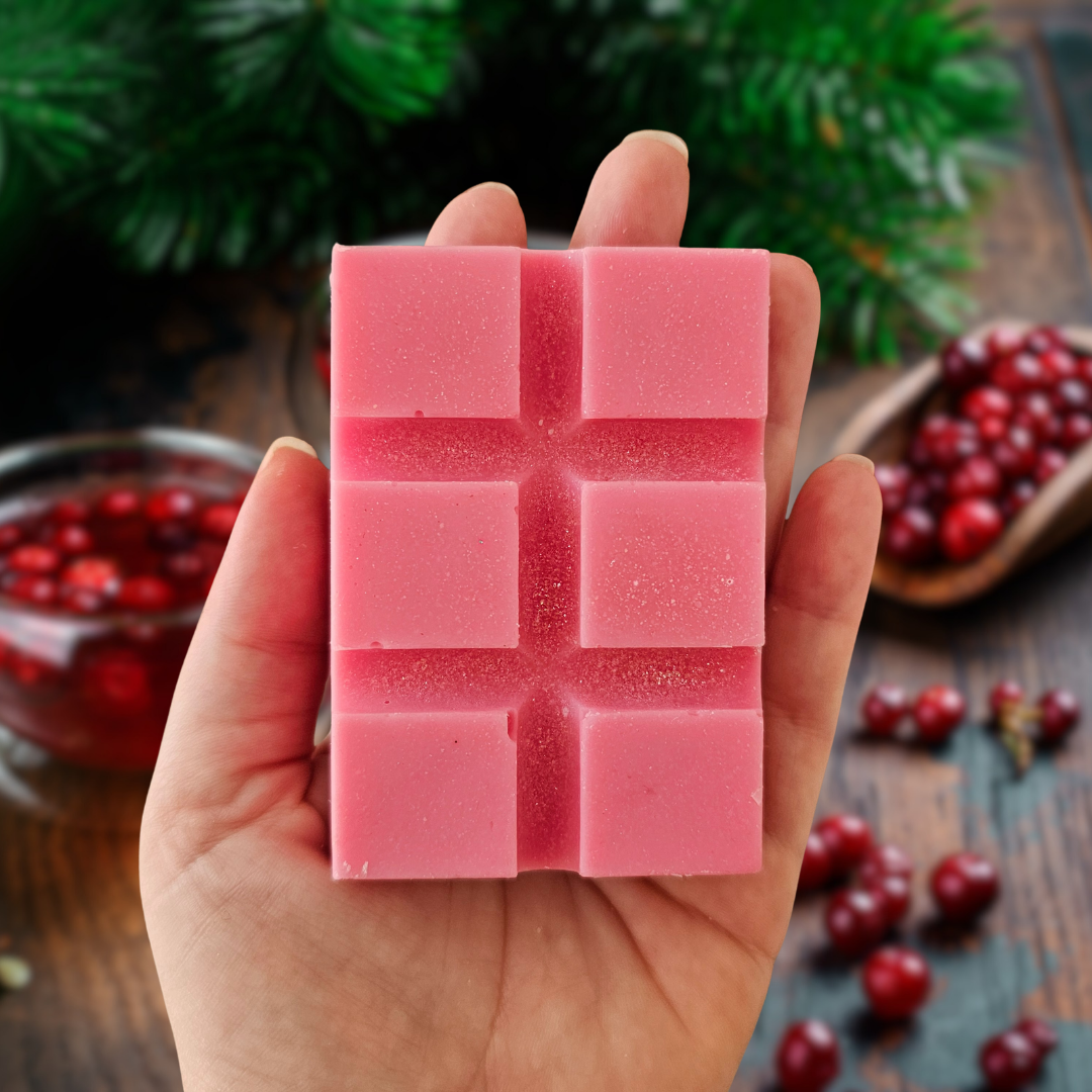 Christmas Cranberry Wax Melt Snap Bar