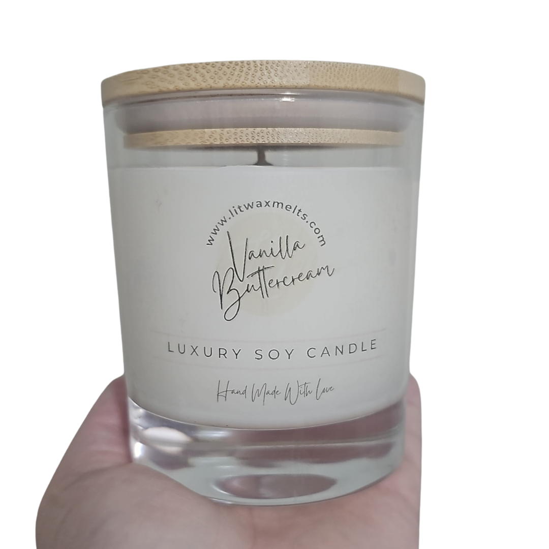 Vanilla Buttercream Candle