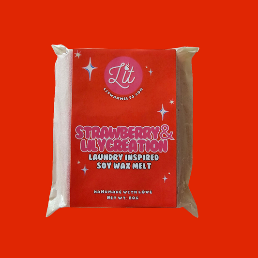 Strawberry & Lily Creation Wax Melt Snap Bar