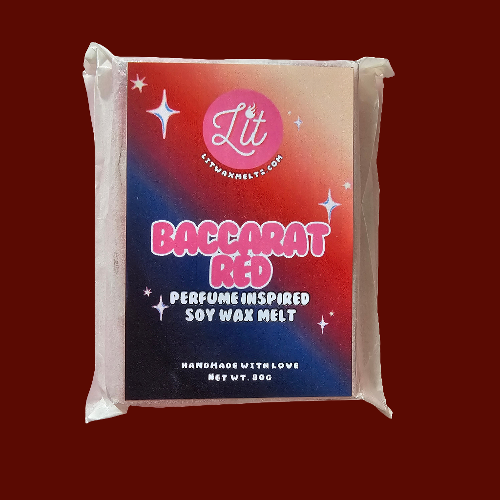 Baccarat Red Wax Melt Snap Bar