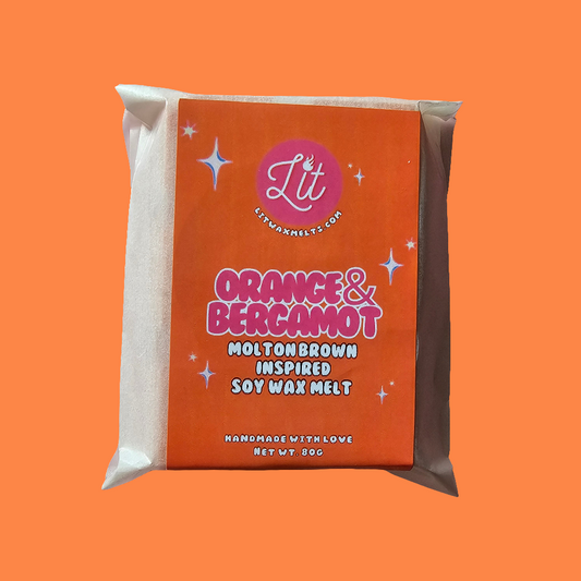 Orange & Bergamot Wax Melt Snap Bar