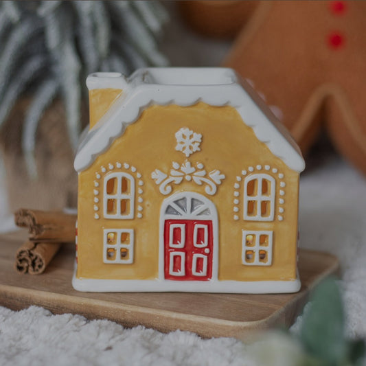 Candy Cane Gingerbread House Oil Burner & Wax Warmer