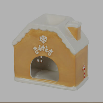 Candy Cane Gingerbread House Oil Burner & Wax Warmer