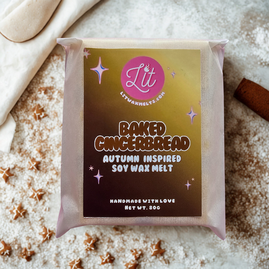 Baked Gingerbread Wax Melt Snap Bar